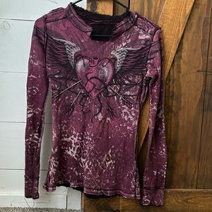 Sinful Reversible Thermal Long Sleeve Shirt